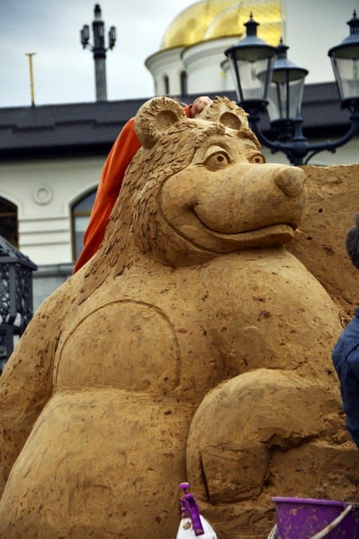 Международный фестиваль песчаных скульптур в Минске. От наших друзей
