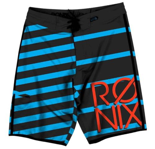 Бордшорты Ronix Mariano's Stripes Tight & Right Black / Blue