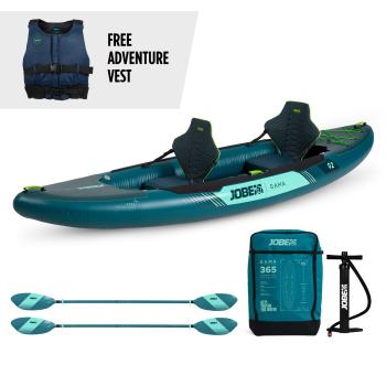 Каяк JOBE GAMA INFLATABLE KAYAK PACKAGE ATLANTIC GREEN